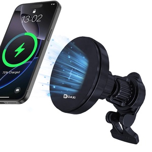 Nuevo dispositivo móvil 15W soporte de teléfono de carga rápida soporte de ventilación de coche cargador inalámbrico magnético cargador de coche <span class=keywords><strong>para</strong></span> <span class=keywords><strong>iPhone</strong></span> 17 16 15 14 <span class=keywords><strong>13</strong></span> - Product Image 1