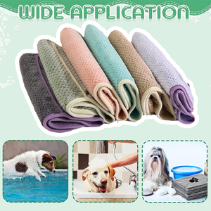 Wholesale Pets Products Bulk <b>Dog</b> Pocket <b>Towel</b> Absorbent Quick Dry Pets Clean Grooming Wipes Microfiber <b>Towel</b> <b>for</b> <b>Dog</b> - Product Image 3