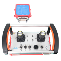 Terminal de Control Inalámbrico de Alta Resistencia con Convertidor de Frecuencia y Joysticks Dobles de 3 Ejes para Sistema de Camión Bomba de Concreto
