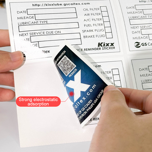 Tùy Chỉnh Xe Kính Cửa Sổ Dán Decals In Ấn Nhà Máy Không Thấm Nước Và Tái Sử Dụng Tấm <span class=keywords><strong>Sticker</strong></span> - Product Image 6