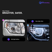 AKD lampe frontale de style de voiture pour Mitsubishi V97 2004-2020 phare Led projecteur lentille feux avant Signal accessoire automobile