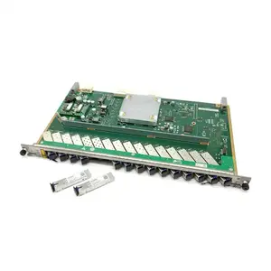 FTTH GPON PON board service cards GPFD 16ports contain 16pcs SFPs C++ gpon olt for MA5608T MA5683T