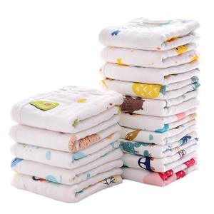 Serviette en Gaze de Coton 50*25 Petite pour Nouveau-né, Lingette Visage, Bavoir, Linge Bébé Multi-usages - Product Image 1