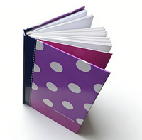 Carnet de notes en carton personnalisé de haute qualité pour l'école et le bureau, avec couverture rigide brillante