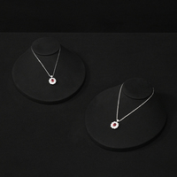 Support de présentation de bijoux en microfibre FANXI en gros avec plateaux pour bagues, bracelets, colliers et boucles d'oreilles personnalisés