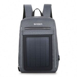 Sac à dos solaire pour ordinateur portable, personnalisé, haute qualité, étanche, avec charge USB intelligente, BSCI Factory LP071, nouveau modèle 2021. - Product Image 3