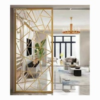 Panneaux de calandre métalliques décoratifs et personnalisés, séparateur de séparation de jardin pour salle, découpé au Laser, feuille d'écran