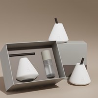 Diffuseur de parfum en céramique en forme de cône inversé personnalisé C&H avec logo gravé, poterie durable, rechargeable