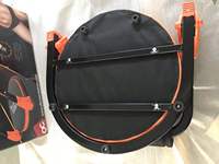 Máquina de Ejercicios Abdominales AB Tomic con Bandas de Resistencia y Entrenador de Cuerpo Completo Wonder Fit Core, Entrenamiento Inteligente de 8 Minutos y Máquina de Cardio, Rojo/Negro