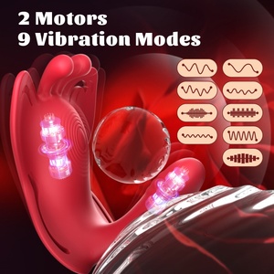 Vibratore Indossabile per Adulti con 9 Modalità, Ricaricabile USB, Telecomando, Vibratore a Rosa per il Piacere Femminile - Product Image 5