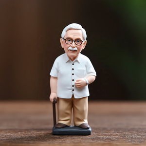 Hars Handgemaakte Handgeschilderde Tv & Film Karakter Beeldje Custom Huisdecoratie Verzamelbare Souvenir Kerstcadeau - Product Image 1