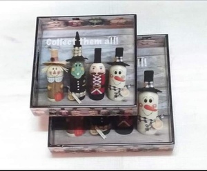 Plateau de service en bois laqué imprimé, le plus vendu en Inde, prix de gros, pour fêtes de Noël - Product Image 2