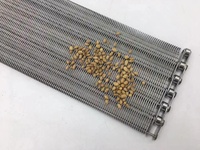 Banda Transportadora de Malla de Alambre en Espiral de Acero Inoxidable 304 316, Duradera, para la Industria Alimentaria, Nueva, para Uso en Restaurantes