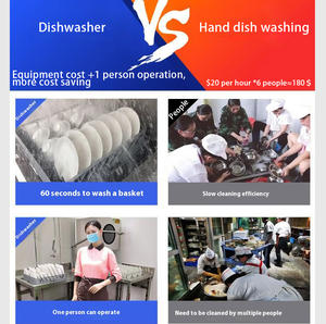 TV80D 304 Ascenseur en acier inoxydable Lave-vaisselle commercial Type de hotte autoportante Lave-vaisselle électrique pour restaurant <span class=keywords><strong>Htel</strong></span> - Product Image 4