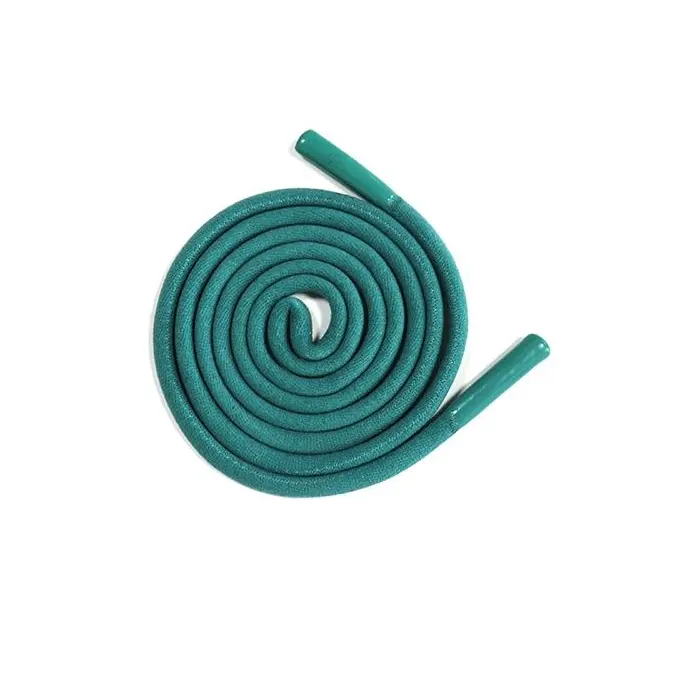 Personalizada de alta calidad de Nylon verde redondo cuerda Extra largo cordón gruesa Sudadera con capucha cable cadena