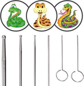 Ama-zon diskon besar <span class=keywords><strong>Kit</strong></span> pemeriksa ular 6 buah ujung bola bulat profesional reptil <span class=keywords><strong>Kit</strong></span> seks ular Set <span class=keywords><strong>Probe</strong></span> <span class=keywords><strong>Kit</strong></span> - Product Image 2