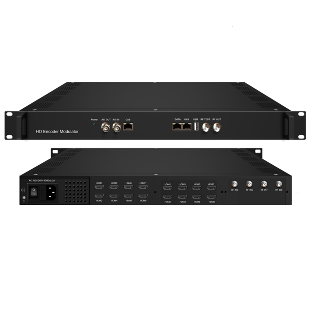 NDS3536S HD DVB-C/T ISDBT ATSC RF Modulator Encoder Key Equipment for Satellite System in Radio & TV Broadcasting
