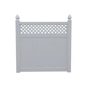 Paneles de plástico para vallas de casa, VALLA DE PRIVACIDAD DE pvc blanco ultravioleta, fácil de montar, Sam-uk, gran oferta