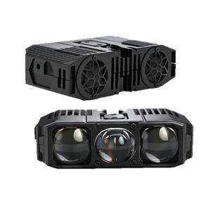 Universal Motorcycle Car 12V 24V High Bean Yellow White Zda03 3 <strong>Led</strong> Laser Spotlight for Offroad 4X4 Car Front <strong>Grill</strong> <strong>Light</strong> - Product Image 5