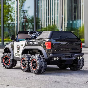 سيارة شرطة كهربائية جديدة 2025 للأطفال بجهد 12 فولت، لعبة فاخرة من البلاستيك بمقعدين تعمل بالبطارية للأطفال الصغار - Product Image 3