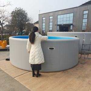 <span class=keywords><strong>Piscine</strong></span> gonflable rigide, diamètre 4m, hauteur 1,5m, 4x1,5m, <span class=keywords><strong>piscine</strong></span> hors sol avec structure Drop Stitch pour jardin - Product Image 5