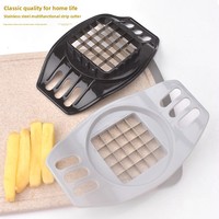 Vente en gros coupe-pommes de terre en acier inoxydable coupe-frites trancheuse de pommes de terre outil de friture accessoires de cuisine