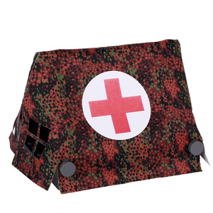 WW2 MOC soldado militar escena camuflaje punto gran tienda figura accesorios armas bloques de construcción ladrillos Juguetes - Product Image 4