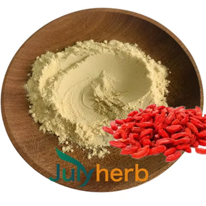 Julyherb Best-seller Baie de <span class=keywords><strong>Goji</strong></span> pure de qualité alimentaire Poudre de <span class=keywords><strong>goji</strong></span> chinois 50% Polysaccharides Supplément de fruit testé aux UV - Product Image 2