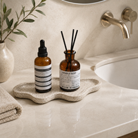 Plateau de service décoratif irrégulier en marbre naturel à motif végétal écologique NANWEI, vente en gros personnalisée pour la décoration intérieure