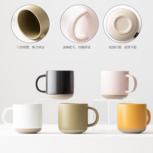 Mug en céramique moderne <span class=keywords><strong>de</strong></span> grande capacité 350 ml, résistant aux hautes températures, compatible micro-ondes, avec poignée, vente en gros transfrontalière - Product Image 4