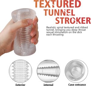 Juguetes de masturbación para hombres, sexo masculino, bolsillo portátil, Puy Stroker con Vagina texturizada, manga TPE para mamada - Product Image 2