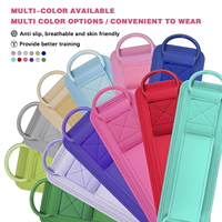 LADYGLOW Nuevo Diseño Máquina de Cable para Fitness, Soporte Acolchado para Entrenamiento con Pesas, Tobilleras con Anillo en D, Correas Ajustables para Tobillos
