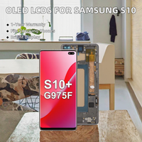 Écran de téléphone portable OLED In-cell de taille originale avec numériseur tactile pour S10 Plus avec cadre