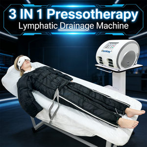 Appareil de pressothérapie professionnel à 24 chambres d'air avec massage des yeux pour un amincissement et une détoxification corporelle efficaces CE - Product Image 1