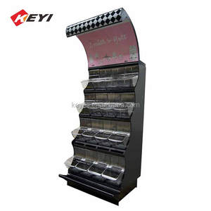 Cửa Hàng Kẹo Thiết Kế Nội Thất Tầng Đứng Chọn Và Trộn Số Lượng Lớn Kẹo Hiển Thị Kệ Với Thùng Acrylic - Product Image 4