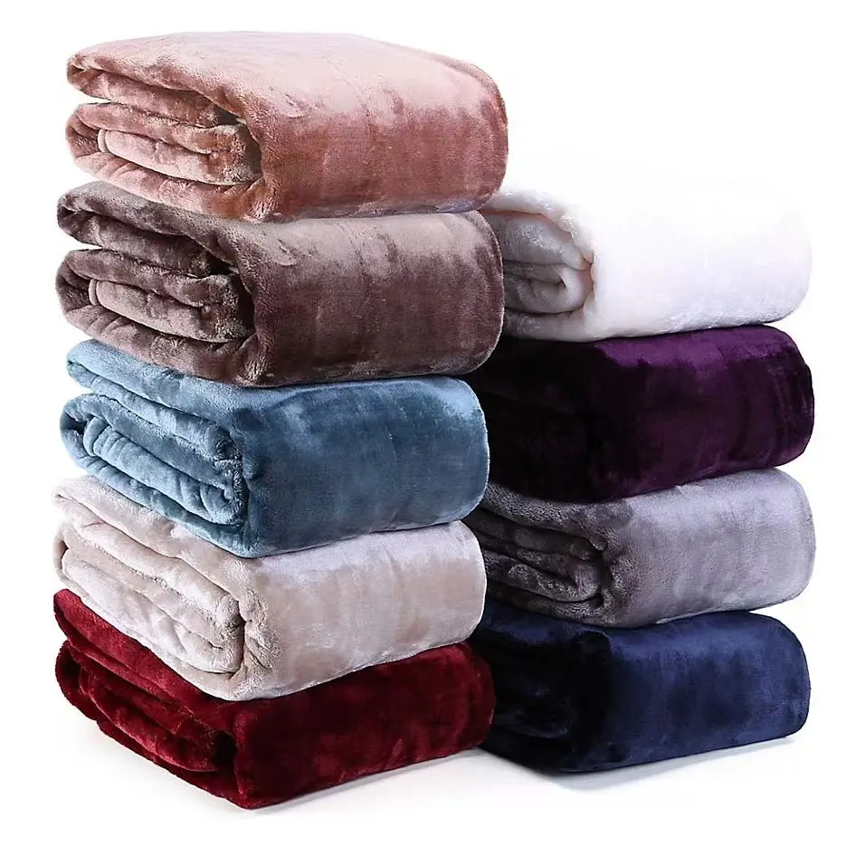 Fuzzy Soft Sherpa Fleece Blanket Throw Size Plush Fleece Flannel Blanket