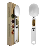 Balance de cuisine électronique Leaone avec écran LCD, écologique, en plastique, rechargeable, pour la pâtisserie et la cuisson