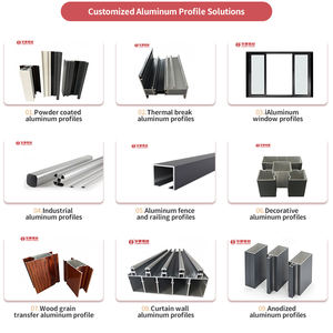 Massenproduktion von Aluminiumprofilen der 6000er-Serie für Vorhangfassaden mit Biege-, Schneid- und Schweißdienstleistungen - Product Image 2