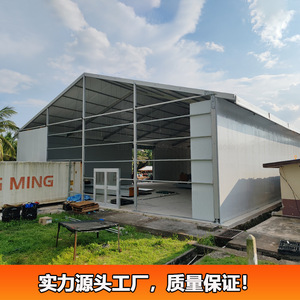 Carpa de Almacenamiento de 1000 m² con Paneles Sándwich, Resistente al Viento, para Uso Industrial en Exteriores - Product Image 2