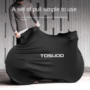 TOSUOD Universal bicicleta <span class=keywords><strong>cubierta</strong></span> antipolvo <span class=keywords><strong>cubierta</strong></span> protectora de envoltura completa para bicicleta de carretera y bicicleta de <span class=keywords><strong>montaña</strong></span> ropa de poliéster resistente al desgaste - Product Image 5