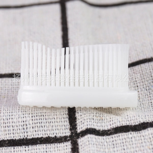 Nano Toothbrush Head Replacement White Adult Manual Bristle Antibacterial Silicone NANO-M - Product Image 1
