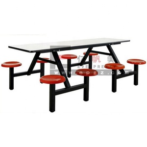 Comedor escolar Mesa y silla de comedor Cafetería Mesa y silla de restaurante - Product Image 4