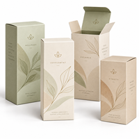 Boîte pliante personnalisée pour compléments alimentaires, emballage en papier imprimé pour vitamines, capsules, gommes, produits nutritionnels et de bien-être