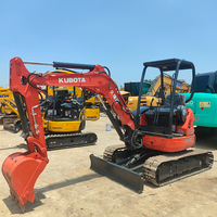 Mini-excavatrice Kubota U30 d'occasion, 3 tonnes, compacte, sur chenilles, avec inspection vidéo disponible