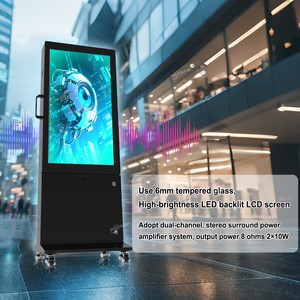 Afficheur numérique intelligent double face 43 pouces, étanche IP65, 4K, avec système d'exploitation Android 11/Windows pour une utilisation en extérieur, centres commerciaux - Product Image 3