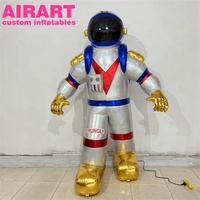 Costume de combinaison spatiale conçu pour la publicité, pour les expositions aérospatiales, costume de combinaison spatiale gonflable grande taille, costume de mascotte de combinaison spatiale