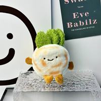 Porte-clés en peluche mignon en forme de hamburger chinois, design réaliste, pour sac