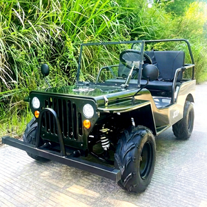 Zhenda Green 2-Seater Electric Jeep Off-Road Buggy Steel <b>Frame</b> 3K Advanced <b>Paint</b> Customizable Color Luxury Style 1-Year Warranty - Product Image 1