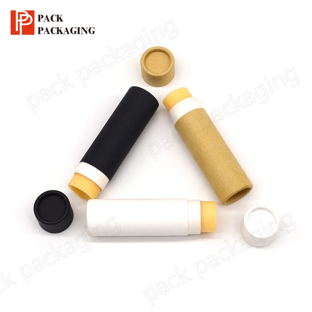 High Quality Recyclable Food Grade Kraft Paper Tube Eco-Friendly Packaging for Tea Face Cream Skin Care Use Vanishing Printing