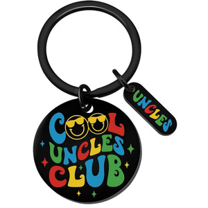 Porte-clés en acier inoxydable Igvean sur le thème des super-héros d'Halloween pour oncle, nièce, neveu et hommes - Cadeau cool pour accessoires de voiture - Product Image 4